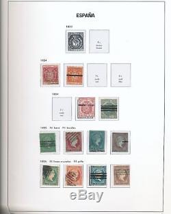 SPAIN 1850/1940s Davo Printed Hingeless Album M&U Collection(650+)ALB193