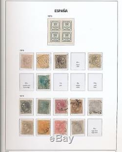 SPAIN 1850/1940s Davo Printed Hingeless Album M&U Collection(650+)ALB193
