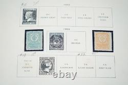SPAIN 1850s-1970s COLLECTION OF 1,800+ STAMPS MINT & USED STORED IN SCOTT ALBUM