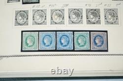 SPAIN 1850s-1970s COLLECTION OF 1,800+ STAMPS MINT & USED STORED IN SCOTT ALBUM
