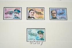 SPAIN 1980s COLLECTION OF 400+ MINT STAMPS STORED IN LINDNER ALBUM