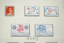SPAIN 1980s COLLECTION OF 400+ MINT STAMPS STORED IN LINDNER ALBUM