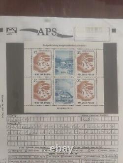 SPECTACULAR Hungary Stamp Collection In American Philatelic Society Album $$$HCV