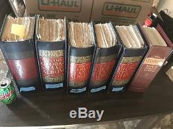 STAMP COLLECTION 6 MINKUS MASTER GLOBAL ALBUMS 1000s Of Stamps Personal Estate