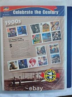 STAMP COLLECTION-Full Pages of stamps- John Wayne, Marilynn Monroe, Disney, more