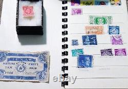 STAMP COLLECTION US & WORLD COUNTRIES. Great Grandfathers vintage collection