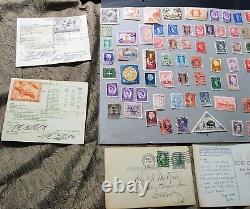 STAMP COLLECTION US & WORLD COUNTRIES. Great Grandfathers vintage collection