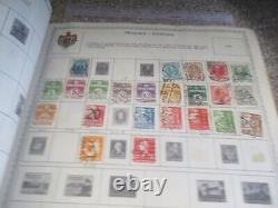 STAMP COLLECTION WORLD STAMP ALBUM Circa 1958 Collectible STAMPS Vintage