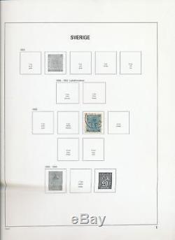 SWEDEN 1858/1989 M&U Davo Album Collection(Appx 1500)ALB524