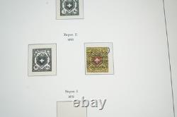 SWITZERLAND 1850-1960s COLLECTION OF 875 STAMPS MINT & USED IN LIGHTHOUSE ALBUM