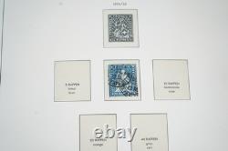 SWITZERLAND 1850-1960s COLLECTION OF 875 STAMPS MINT & USED IN LIGHTHOUSE ALBUM