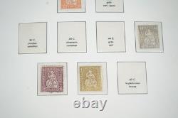SWITZERLAND 1850-1960s COLLECTION OF 875 STAMPS MINT & USED IN LIGHTHOUSE ALBUM