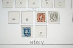 SWITZERLAND 1850-1960s COLLECTION OF 875 STAMPS MINT & USED IN LIGHTHOUSE ALBUM