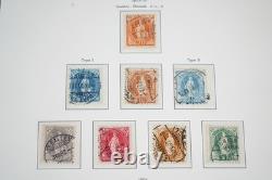 SWITZERLAND 1850-1960s COLLECTION OF 875 STAMPS MINT & USED IN LIGHTHOUSE ALBUM