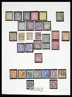 SWITZERLAND 1850-1989 MNH MH Used with Sheets Service Scott Album Stamp Collection