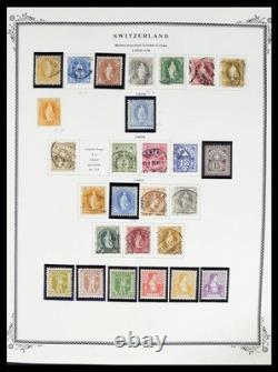 SWITZERLAND 1850-1989 MNH MH Used with Sheets Service Scott Album Stamp Collection