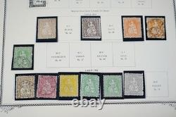 SWITZERLAND 1860s-1970s COLLECTION OF 1,000+ STAMPS STORED IN SCOTT ALBUM