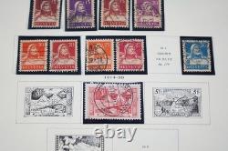 SWITZERLAND 1860s-1970s COLLECTION OF 1,000+ STAMPS STORED IN SCOTT ALBUM