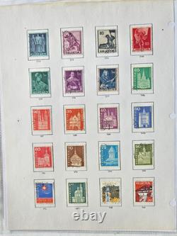 SWITZERLAND COLLECTION 1000 Mint & Used Stamps, 1862-2000, 62 Album Pages
