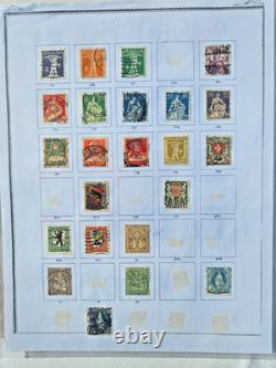 SWITZERLAND COLLECTION 1000 Mint & Used Stamps, 1862-2000, 62 Album Pages