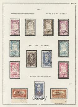 SYRIA AIR POST 1920-45 USED AIR POST COLLECTION ON MOC ALBUM PAGES virtually com