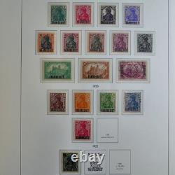 Saar Stamp Collection 1920-1959 on Album Sheets