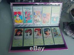 Sailor Moon Pretty Soldier Album 158 Stamps Japan Writing RARE Must Have Buy it