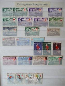 Sammlung Philippinen, Brunei Philippines Album Collection 1060 diff. Stamps