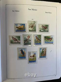 San Marino Stamp Collection in Kabe Hingless Album, 1960-1989, 80 Pg, JFZ