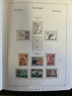 San Marino Stamp Collection in Kabe Hingless Album, 1960-1989, 80 Pg, JFZ