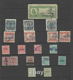 Scarce India Court Fee And Revenue Stamp Lot Fiscal Collection In Album Folder