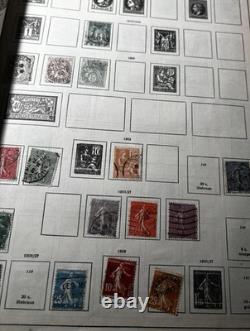 Schwanenberger Stamp Album Used Worldwide Stamps 208 stamps 1872-1937 MH