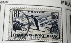 Schwanenberger Stamp Album Used Worldwide Stamps 208 stamps 1872-1937 MH
