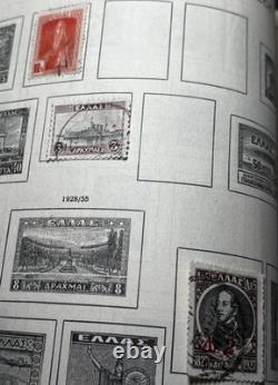 Schwanenberger Stamp Album Used Worldwide Stamps 208 stamps 1872-1937 MH