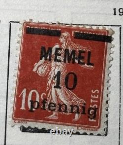 Schwanenberger Stamp Album Used Worldwide Stamps 208 stamps 1872-1937 MH
