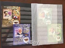 Scientists Nobel Prize collection 32-pages Prinz album with MNH stamp sets