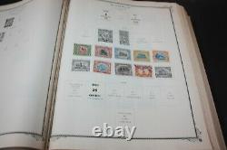 Scott Brown International 1901 1920 Stamp Album Collection About 800 Stamps