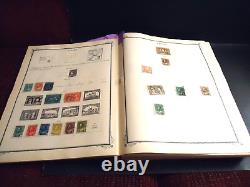 Scott Int. Postage Stamp Album 20th. Century 1901-1919 Over 2,100 Mint/Used