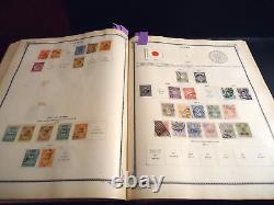 Scott Int. Postage Stamp Album 20th. Century 1901-1919 Over 2,100 Mint/Used