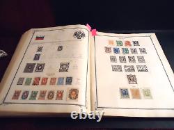 Scott Int. Postage Stamp Album 20th. Century 1901-1919 Over 2,100 Mint/Used