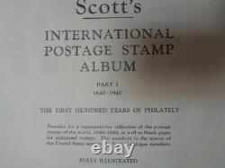 Scott International 6 Volume Album Collection w 7,000+ stamps Part 1-6 1840-1968