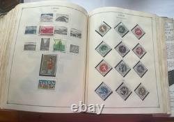 Scott International Album 1870s-1990s Thousands Of Stamps From Around The World