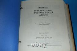 Scott International Blue Stamp Album 1940-1949 Pt 2A/2B Dustcover BlueLakeStamps