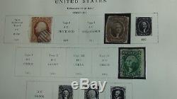 Scott International Brown stamp collection in 19th century Album 10K stamps $$$