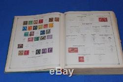 Scott International Jr Postage Stamp Album Collection Blue 1933 ed 2500 Stamps