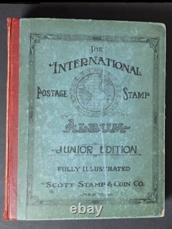 Scott International Junior Postage Stamp Album 1933? VINTAGE STAMP COLLECTING