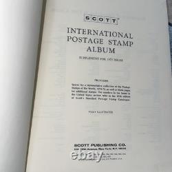 Scott International Postage Stamp Album Part X 1975 438 Hinged Blue Very Fine