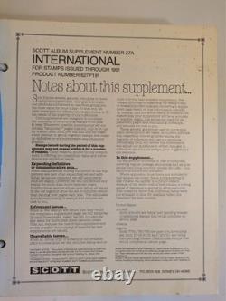 Scott International Stamp Album Part V (Part 5)