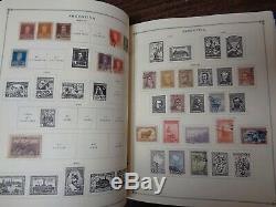 Scott International Stamp Album collection pages 1840-1959 with5,700 diff Stamps