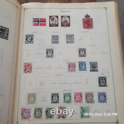 Scott Junior International Stamp Album 1924 Antique Stamps